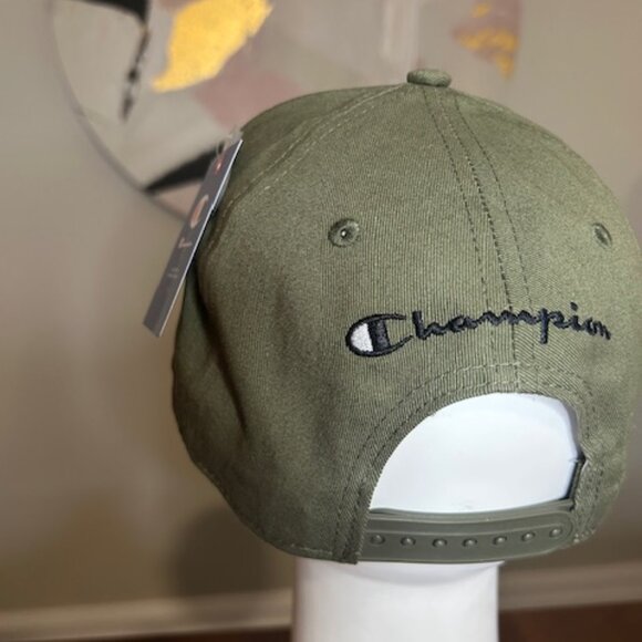 CLEARANCE! NWT - Champion Snapback Cap - One Size, Olive Green - Picture 6 of 9